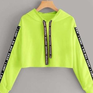 SHEIN cropped hoodie